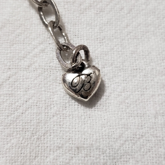 Vintage Brighton Silver Plated Crystal Cross Necklace - Picture 2 of 6